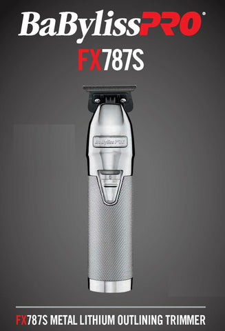BaByliss PRO Silver FX Skeleton Outliner Cordless Trimmer FX787S